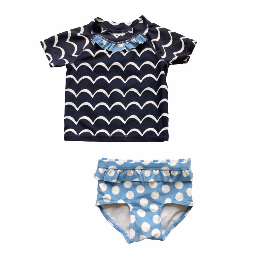 Tucker + Tate Mixed Pattern 2-Piece Swimsuit Size 9m